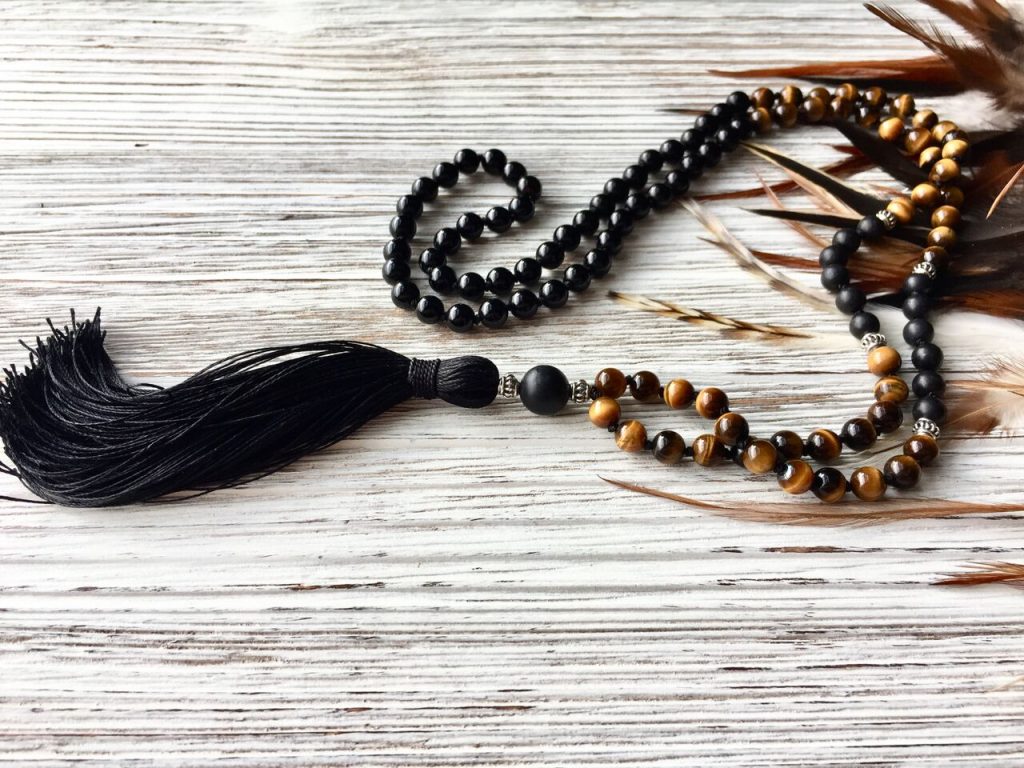 Gemstone Mala from Moon Dust