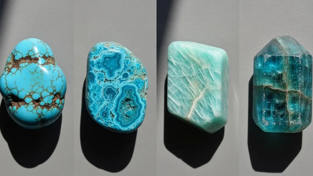 Comparing Turquoise with Other Crystals