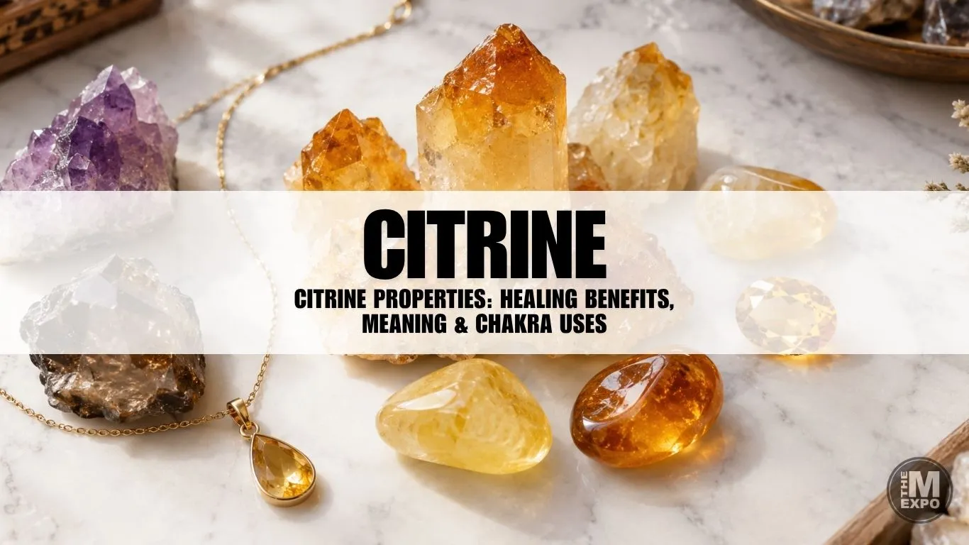 Citrine Properties: Healing Benefits, Meaning & Chakra Uses