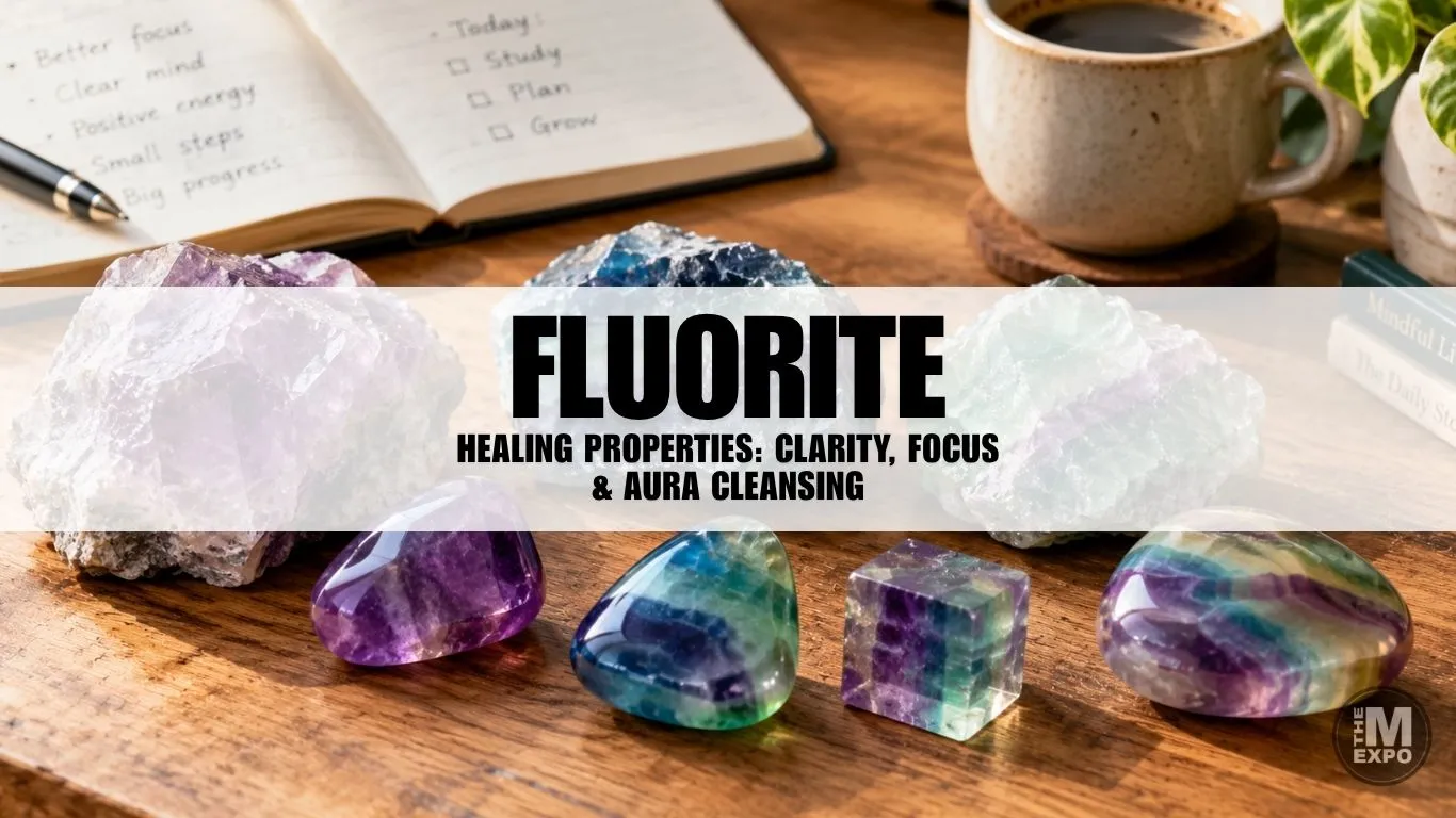 Fluorite Healing Properties​: Clarity, Focus & Aura Cleansing