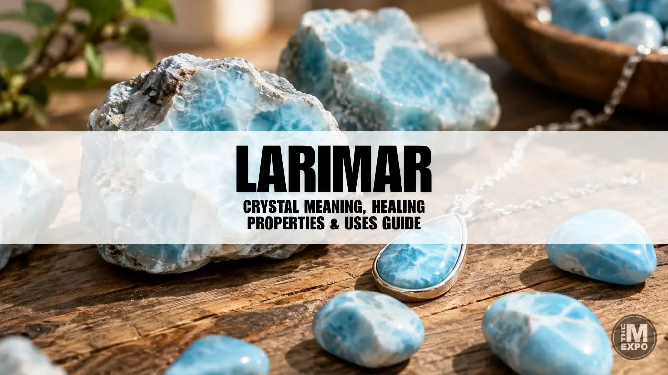 Larimar Crystal Meaning, Healing Properties & Uses Guide